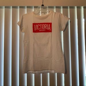 Victoria Secret Sport white shirt ‼️Moving Sale‼️